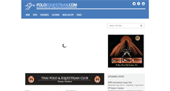 Desktop Screenshot of poloequestrian.com